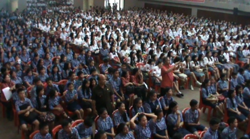 Ribuan Siswa Kristen Ikuti Bina Rohani Karakter Anak Muda&nbsp;(Video)