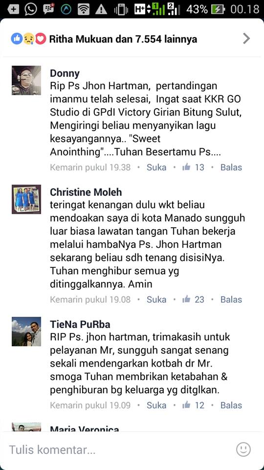 john hartman tutup usia