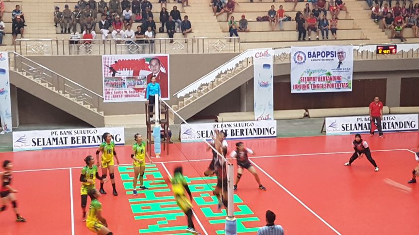 Final Voli antar Club Putri Sabtu, JWS Perjuangan A Vs PPLP&nbsp;Bogor