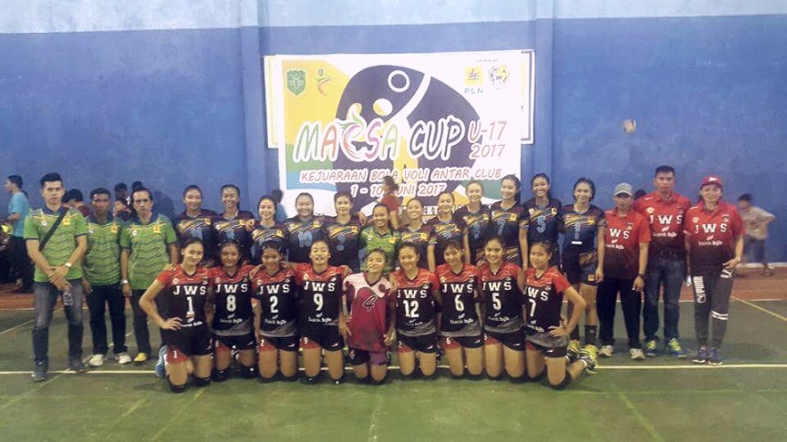 Tim Voli Putri JWS Minahasa U-17 Melaju Ke Final di Kejuaraan Antar Club Maesa CUP&nbsp;2017