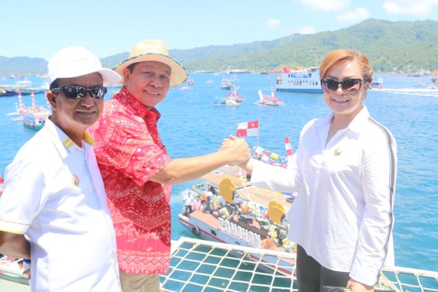 Wawali Tomohon Sompotan hadiri Festival Pesona Selat Lembeh&nbsp;2017