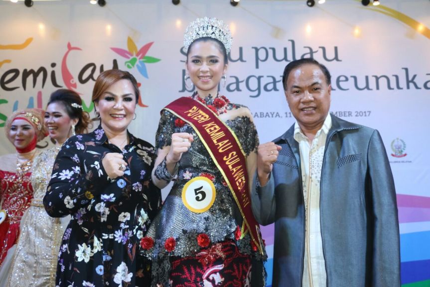 Gabrielle Mandolang di nobatkan sebagai Putri Kemilau Sulawesi&nbsp;2017