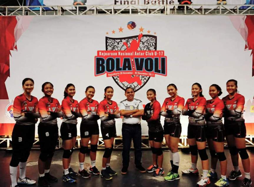 Tim Putri JWS Minahasa Jawara di Kerjurnas Bola Voli U-17 Antar Club di&nbsp;Yogyakarta
