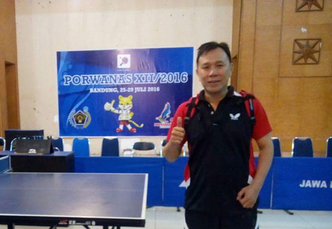 Peraih Emas Porwarnas Bandung Rolf Lumintang Nahkodai PTMSI Kota&nbsp;Manado