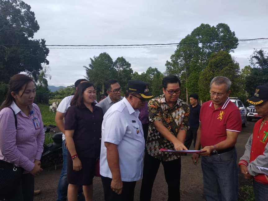 cek lokasi lahan pembangunan rs 2