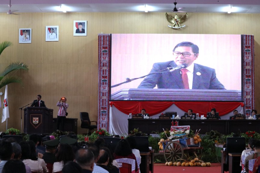 HUT MITRA James Sumendap sambutan