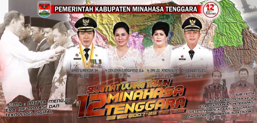 Kepiawaian Bupati James Sumendap Membawa Kabupaten Mitra Berkembang&nbsp;Pesat