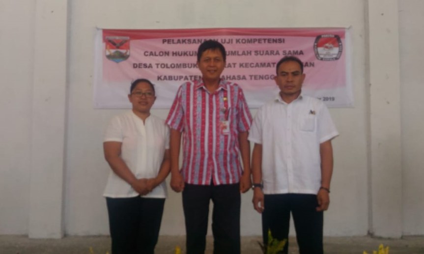 Unggul dalam Uji Kompetensi, Robin Jowangkai jadi Hukum Tua Desa Tolombukan&nbsp;Barat