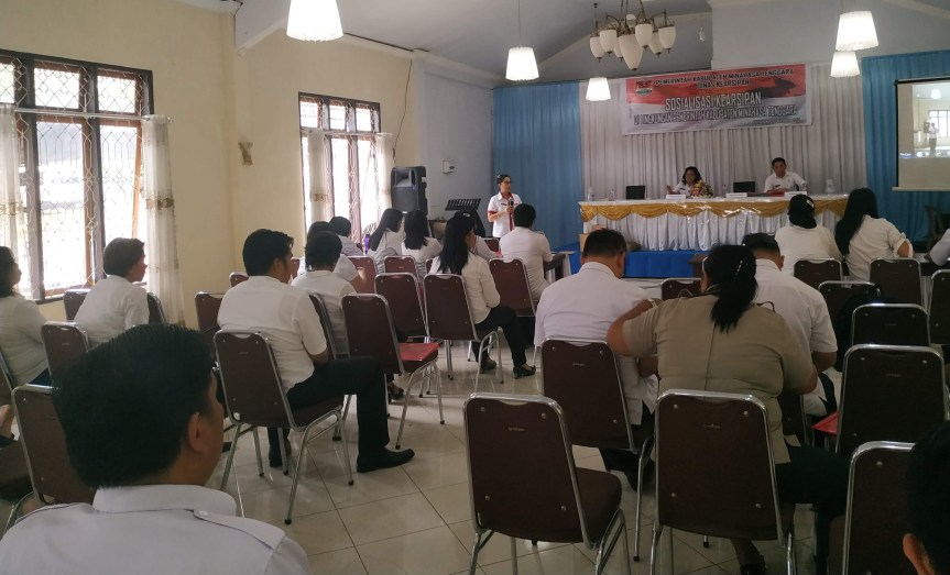 Dinas Kearsipan Gelar Sosialisasi Guna Ciptakan SDM Handal&nbsp;Kearsipan