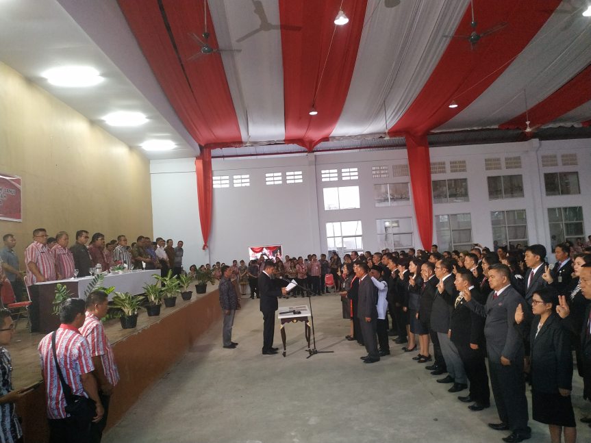 Bupati JS Lantik 86 Pejabat Pilar Tiang Penyangga SKPD&nbsp;Mitra