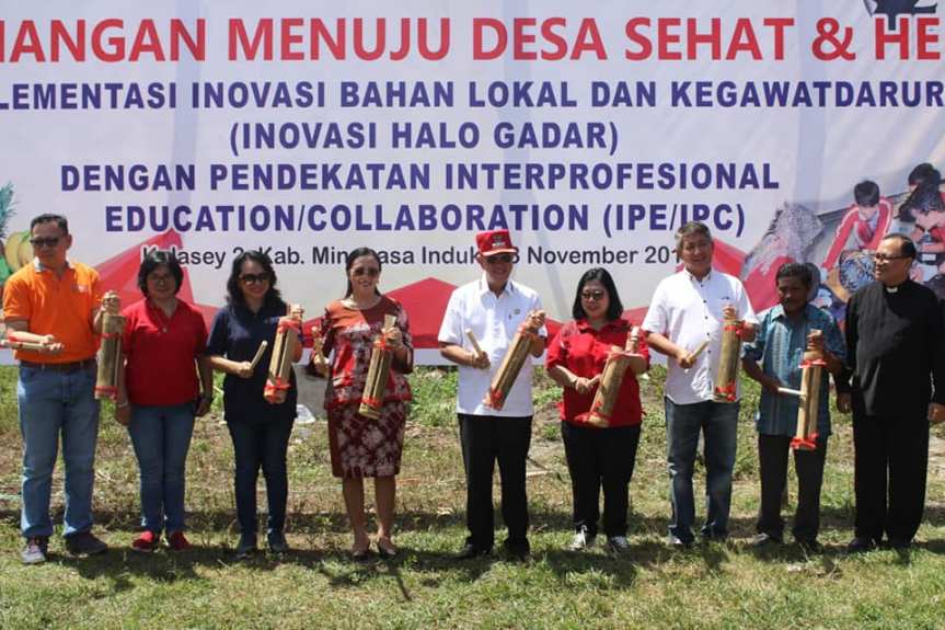 Bupati Roring canangkan menuju desa sehat kalasey dua