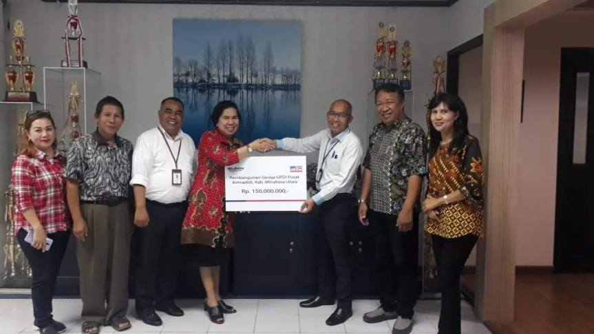 BRI Peduli, Bantu Gereja di Minut dan&nbsp;Bitung