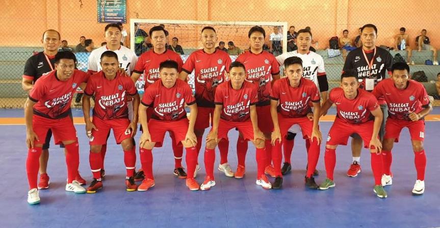 Tim Futsal Sulut Tumbangkan Tim Kejagung Dalam Laga Perdana Pornas Korpri, Ini&nbsp;Hasilnya
