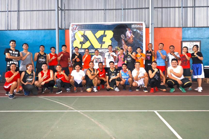 Ketua Harian PERBASI Sulut Buka Turnamen 3 on 3 Basketball BNI Manguni Ballers Competition Tribute to Kobe Bryant&nbsp;2020