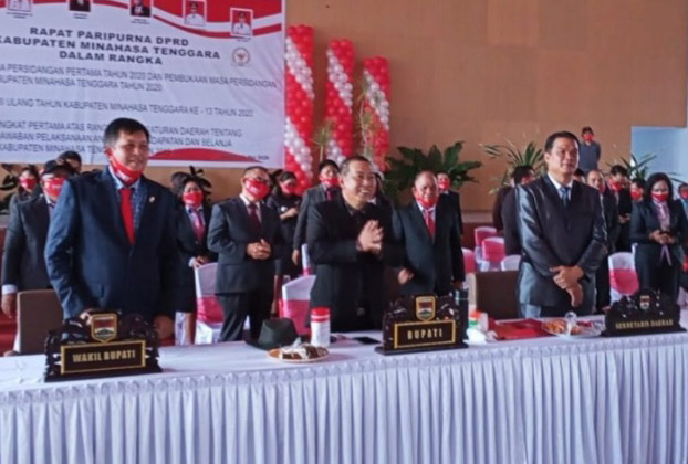 Paripurna Hut Mitra Ke-13, Berbagai Program Sukses Lewat Kepemimpinan&nbsp;Sumendap-Legi