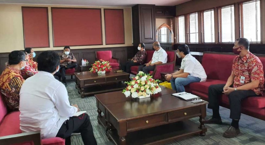 PLN UPDK Minahasa Temui Gubernur Sulut Bahas Gasifikasi Kapal Pembangkit Listrik Marine Vessel Power Plant