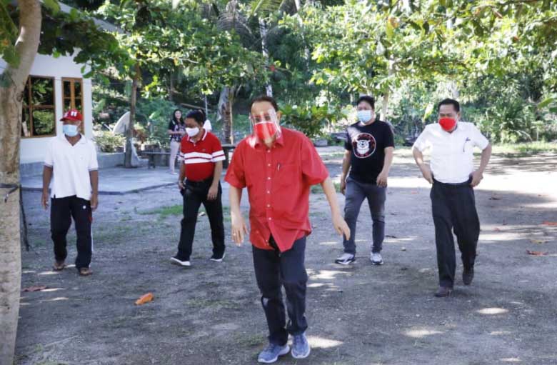 Bupati Roring Tinjau Lokasi Pelaksanaan SMST GMIM&nbsp;2020