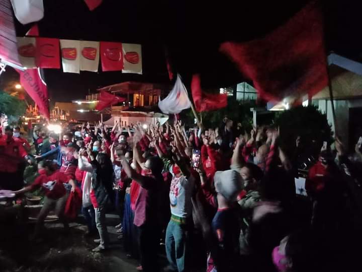 Spontanitas Pendukung Lakukan Konvoi Tak Terbendung, Caroll Wenny: Mohon Maaf Kepada Pengguna&nbsp;Jalan