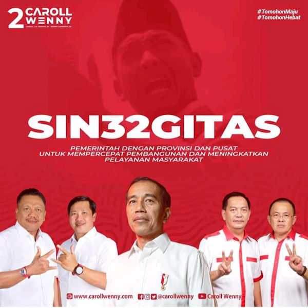 Caroll-Wenny Dampingi ODSK Hadiri Sejumlah Kegiatan di Kota&nbsp;Tomohon