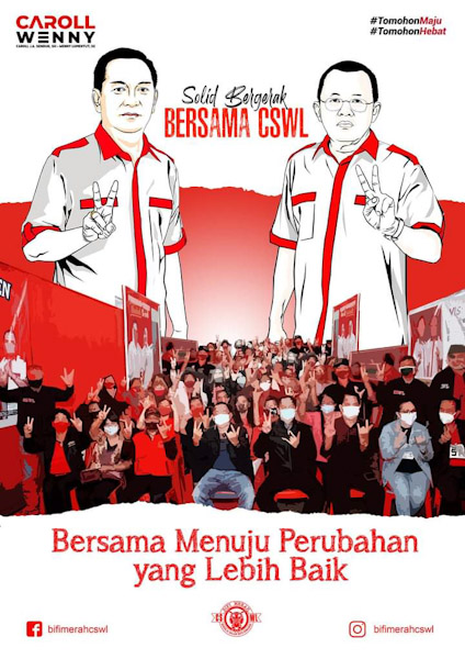 Hasil Survei Poling Sementara, Caroll – Wenny Kokoh di Puncak 69.27&nbsp;Persen