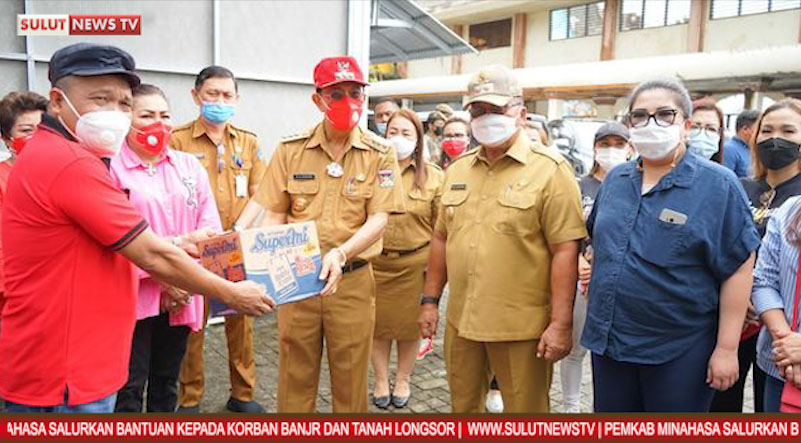 [VIDEO] Peduli Korban Bencana Banjir dan Tanah Longsor, Pemkab Minahasa Salurkan&nbsp;Bantuan