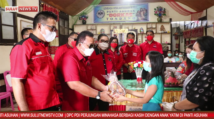 [VIDEO] HUT Ke-48, Ketua DPC PDIP Minahasa RD bersama Pengurus Berbagi Kasih Dengan Anak-Anak Panti&nbsp;Asuhan