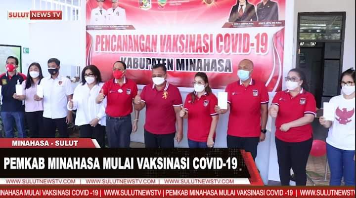 [VIDEO] Vaksinasi Virus Corona di Minahasa&nbsp;Dimulai