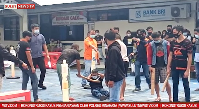 [VIDEO] Diperankan 5 Tersangka, Rekonstruksi Kasus Pembunuhan Pria Asal Langowan Diungkap lewat 24&nbsp;Adegan