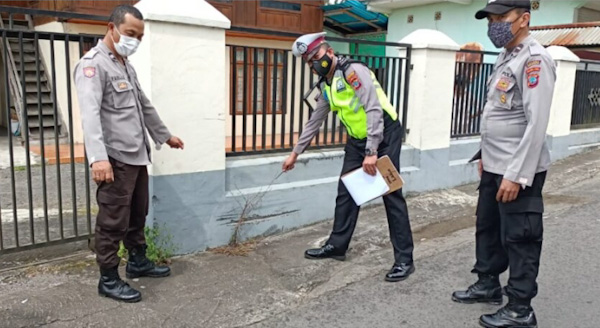 Tabrak Pembatas Jalan, Pengendara Motor Metic Tewas Meregang&nbsp;Nyawa
