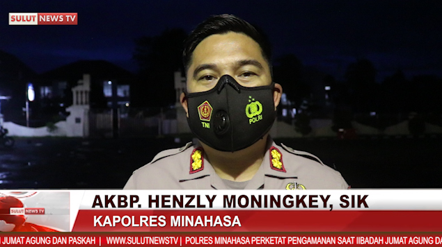 [VIDEO] Polres Minahasa Perketat Pengamanan Saat Ibadah Jumat Agung dan&nbsp;Paskah
