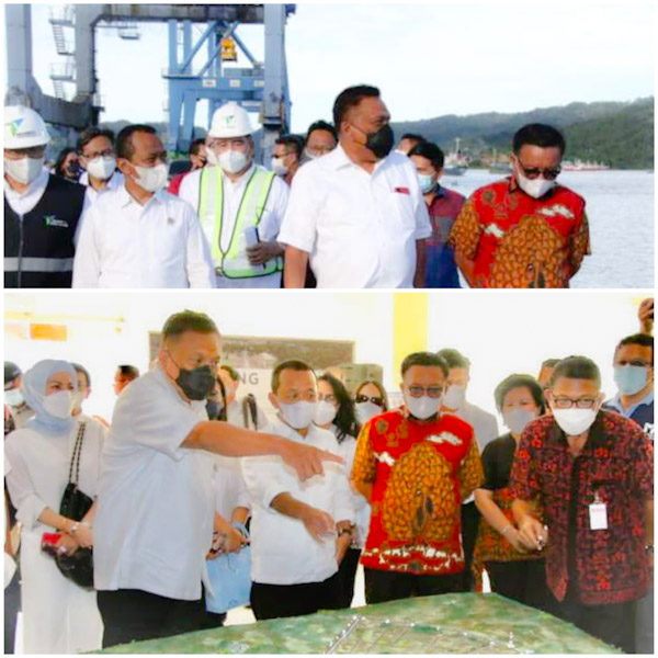 Didampingi Gubernur Olly, Bahlil Evaluasi Proses Pengerjaan&nbsp;KEK