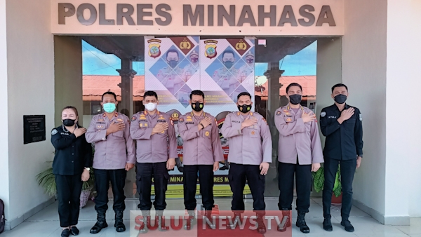 Kunjungi Polres Minahasa, Deivisi Humas Mabes Polri Apresiasi Program Kapolres&nbsp;Moningkey