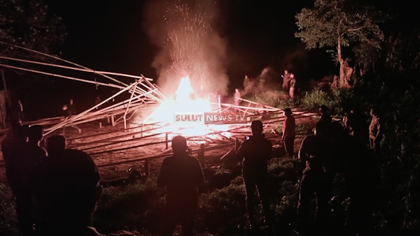 Lokasi Sabung Ayam di Totolan “Ludes’ Dibongkar Tim Gabungan Pemkab Minahasa Polri dan&nbsp;TNI