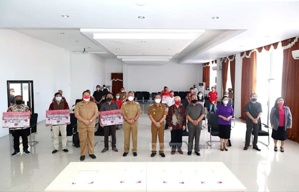 Pemkab Minsel Salurkan Bantuan Untuk Rumah&nbsp;Ibadah