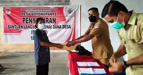 Terima BLT, Warga Boyong Pante Rerterima Kasih Kepada&nbsp;Pemerintah