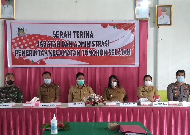 Sertijab Camat Dan Lurah Tomohon Selatan, Selfi Datu : Jabatan Adalah Amanah Dari Pimpinan Untuk Dilaksanakan Dengan&nbsp;Integritas