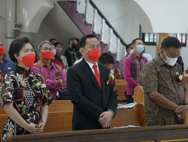 Dampingi Gubernur, Wali Kota Senduk Hadiri Ibadah Pemekaran Wilayah Lokon&nbsp;Empung