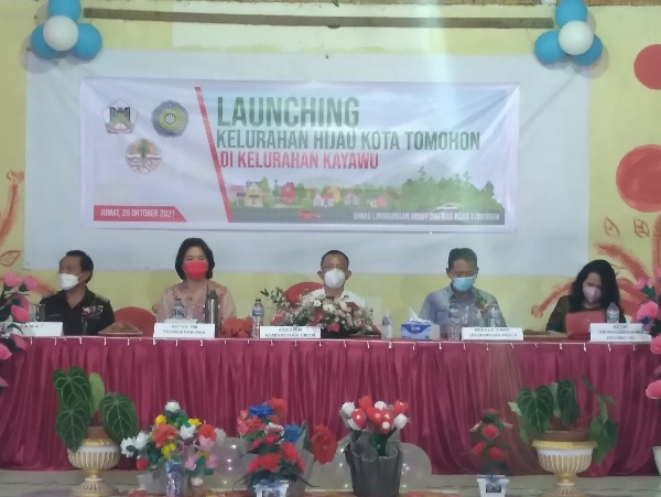 Pemerintah Kota Tomohon Launching Kelurahan Hijau Di Kelurahan&nbsp;Kayawu