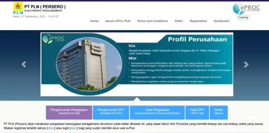 Pengadaan Barang dan Jasa di PLN Mengacuh Pada Permen BUMN dan Peraturan&nbsp;Direksi
