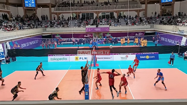 PON XX Papua, Tim Voli Putra Sulut Menang atas Papua&nbsp;Barat