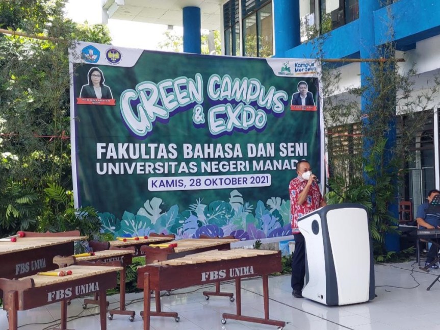 Hadiri Green Campus And Expo, Wawali WL Apresiasi Kreatifitas Mahasiswa FBS&nbsp;Unima