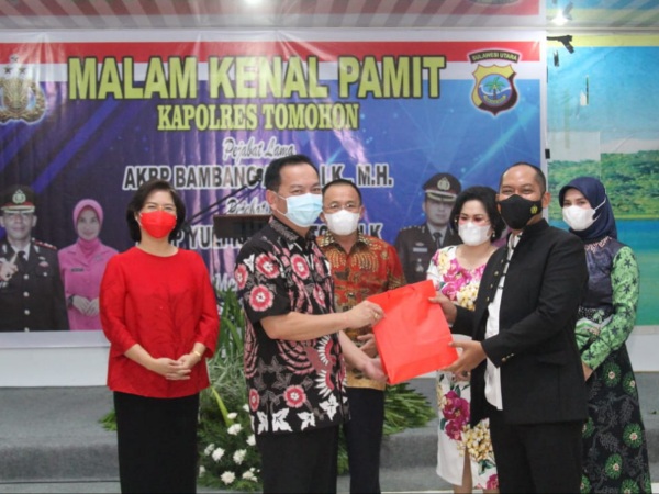 Malam Kenal Pamit Jajaran Polres Tomohon Bersama Pemkot&nbsp;Tomohon