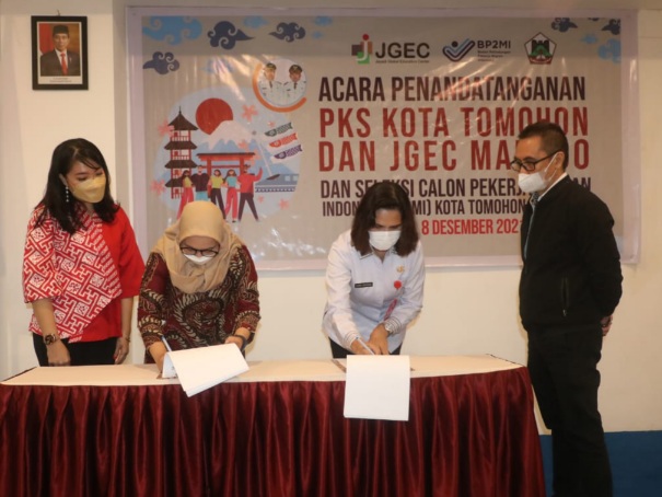 Wakili Wali Kota, Pontororing Buka Kegaiatan Seleksi Calon Pekerja Migran Indonesia Kota Tomohon Ke –&nbsp;Jepang