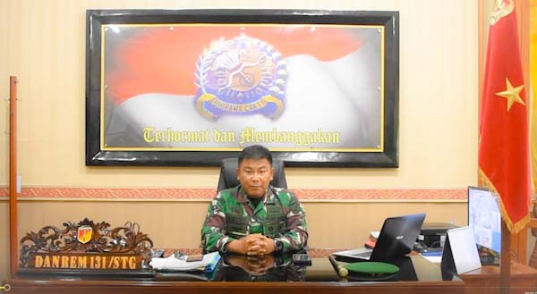 Danrem Putong Perintahkan Seluruh Jajaran Tingkatkan Sistem Keamanan Jelang&nbsp;Nataru