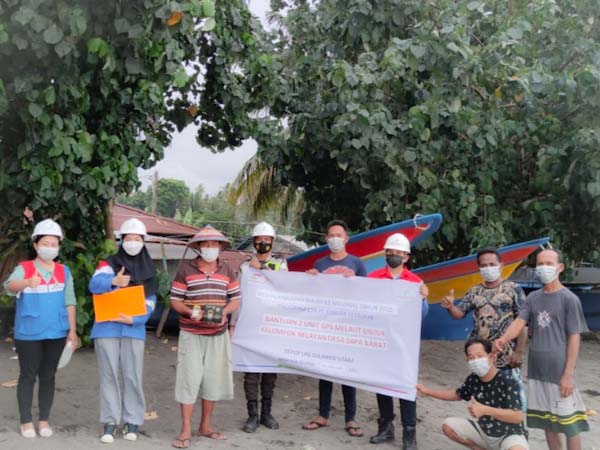 Tingkatkan PE di Minsel, Elnusa Petrofin bagikan Alat Navigasi GPS bagi Kelompok&nbsp;Nelayan