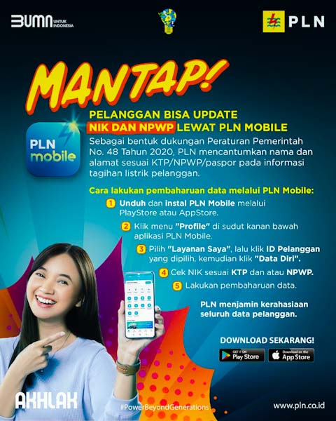 PLN Jamin Kerahasiaan Data NIK & NPWP Pelanggan, Bisa Update Lewat PLN&nbsp;Mobile