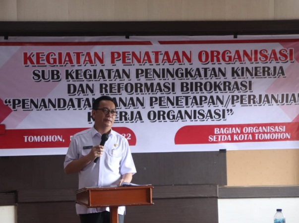 Wali Kota Hadiri Penandatanganan Penetapan Penjanjian Kinerja&nbsp;Organisasi