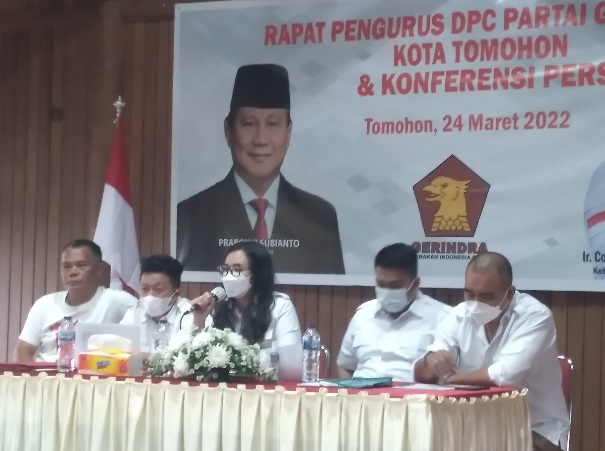 Sendy Rumajar Optimis Partai Gerindra Raih 5 kursi DPRD&nbsp;Tomohon
