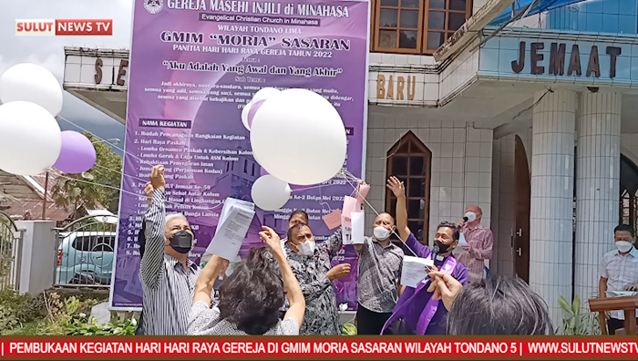 VIDEO: Diketuai JWS, Pdt Rende Buka Rangkaian Kegiatan Hari Hari Raya Gereja Jemaat GMIM Moria Sasaran&nbsp;Dimulai