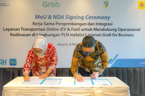 PLN Integrasikan e-Transport Dengan Grab for Business, Optimalkan Layanan Transportasi Karyawan&nbsp;PLN